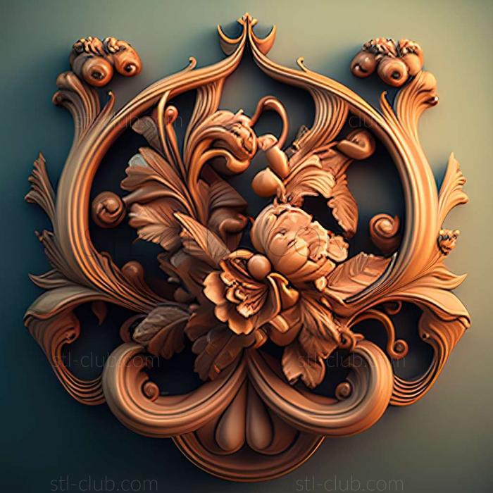 3D model Rococo (STL)